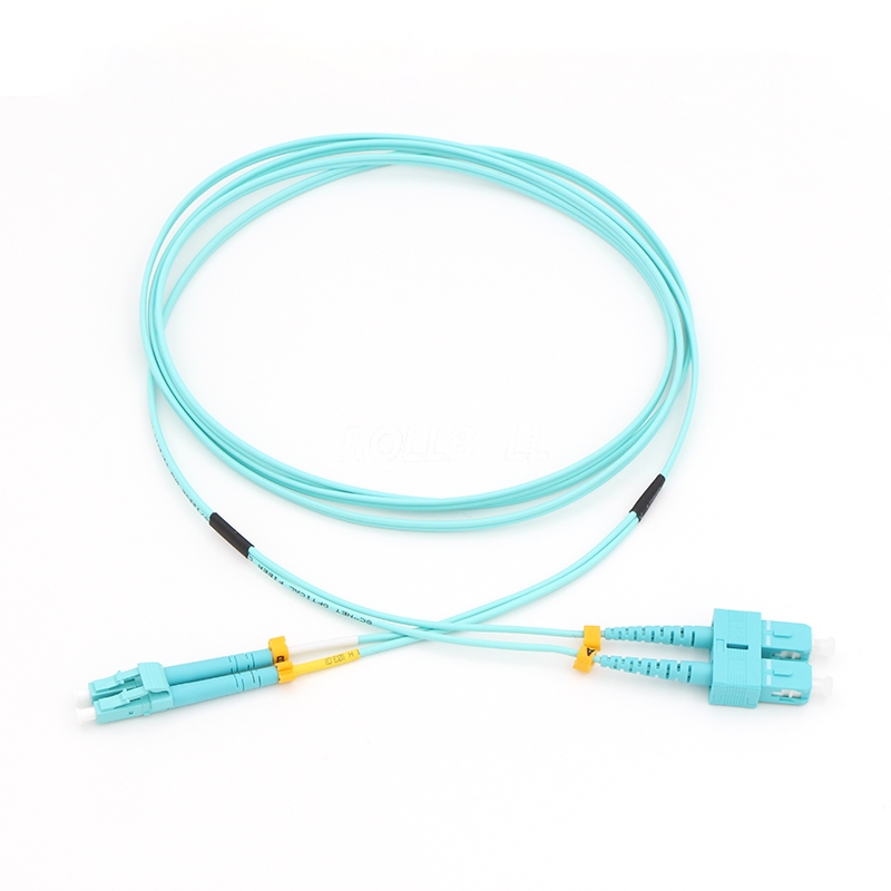 3 METER LC//UPC FIBER OPTIC PIGTAIL 12 FIBER 10//125MM